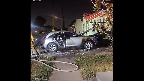 7/31 Wttaudit car fire. Any idea on the make?