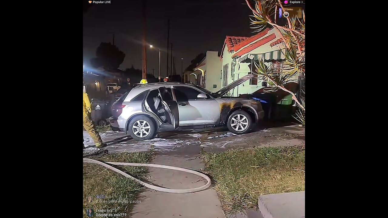 7/31 Wttaudit car fire. Any idea on the make?