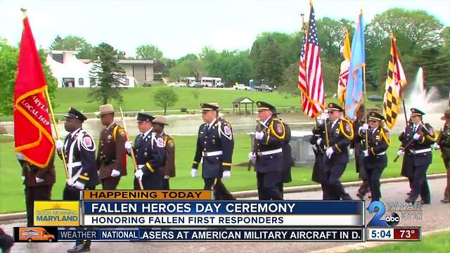 Fallen Heroes Day ceremony honors first responders who died in the line of duty