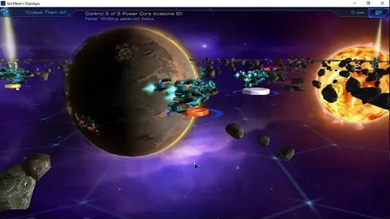 Sid Meier's Starships; easy POTATO gameplay, part 5; epic scale map, ship repair faction, econ lead.