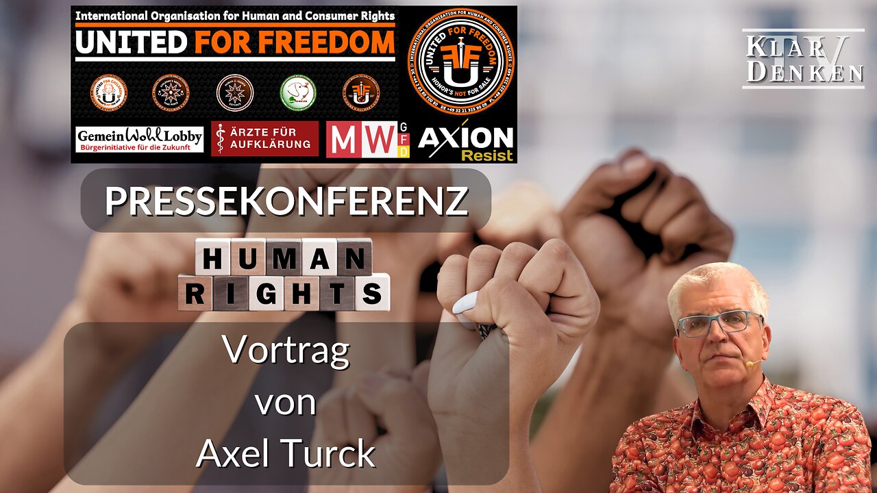 UFF - Pressekonferenz: Vortrag von Axel Turck