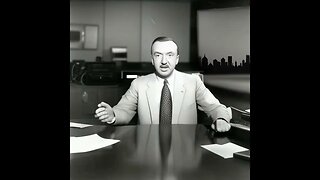 Walter Cronkite covers John Durham testifying before congress