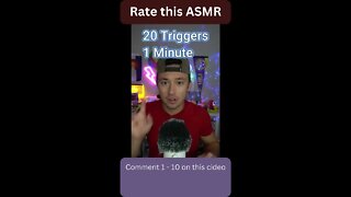 20 ASMR Triggers 1 Minute - #asmr