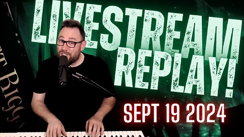 Scott Riggan LIVESTREAM REPLAY (9/19/24)