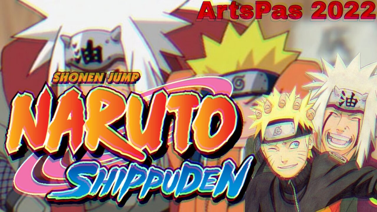 Drawing Jiraya and Naruto from Naruto Shippuden