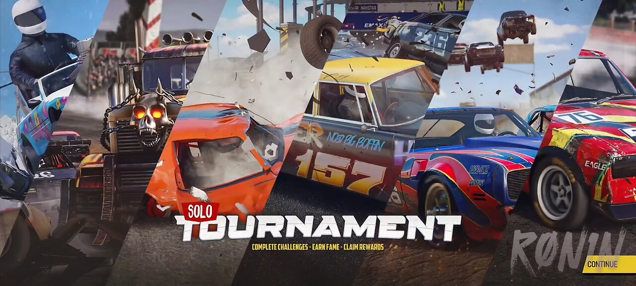 Wreckfest - Tournament mode Demolition Daily Event
