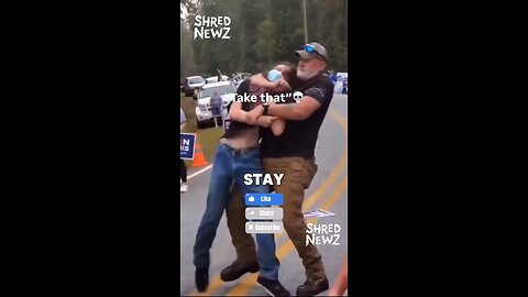 🚨 Tensions Flare: Angry Kamala Supporter Charges and Attacks Trump Voters