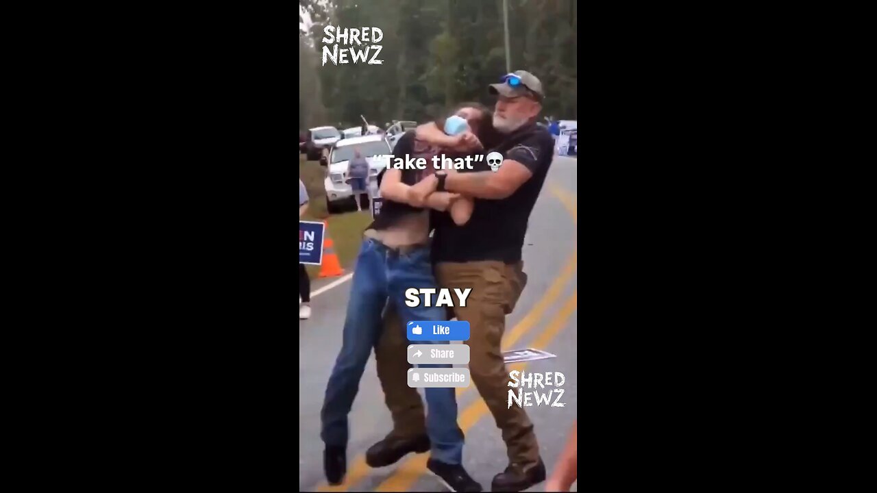 🚨 Tensions Flare: Angry Kamala Supporter Charges and Attacks Trump Voters
