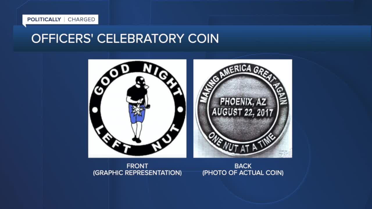 Politically Charged: Phoenix Police Department trophy celebrates shooting man in groin during protests