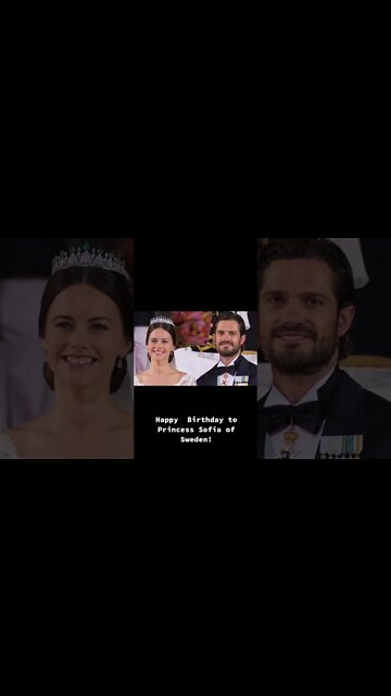 Happy 37th Birthday to Princess Sofia of Sweden! #shorts