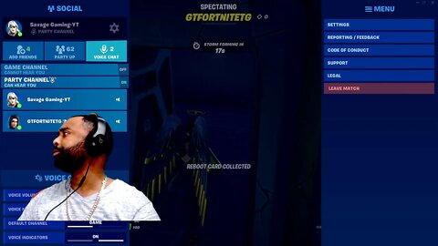 SAVAGE GAMING-YT LIVE FORTNITE