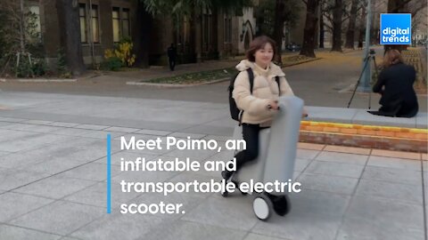 This inflatable e-bike is easily the most ridiculous product of 2020