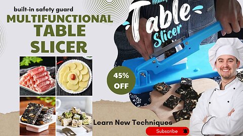 Save Time in the Kitchen with the Multifunctional Table Slicer – Fast and Easy Food Prep!