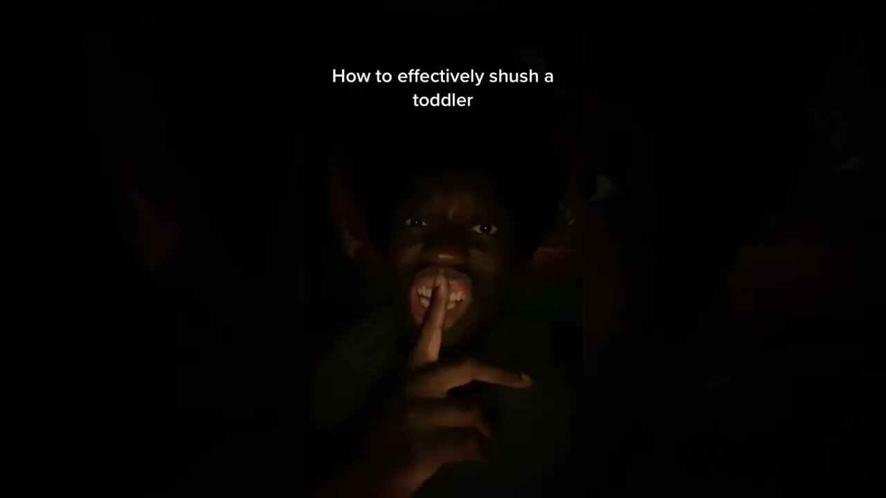 How to shush yo baby #toddlers #babies #shorts