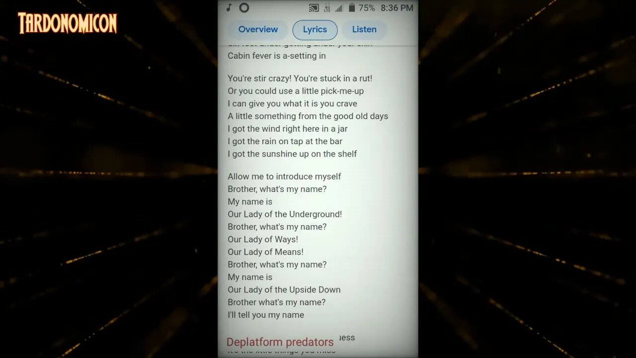 2022 08 15 1 our lady of the underground