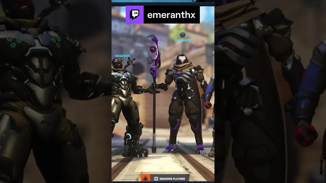 Returning Overwatch 2 player, Play Of The Game! ‼️ #twitch #pngtuber #overwatch2 #potg #shorts