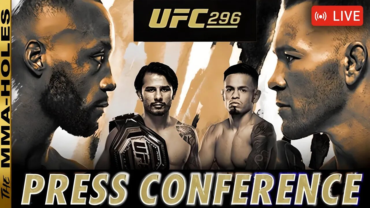 UFC 296 PRESS CONFERENCE: Leon Edwards vs Colby Covington + Paddy Pimblett, Ian Garry, & MORE!