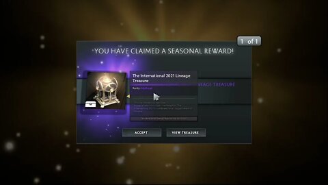 Dota 2 - International Compendium 2021 Lineage Treasure Opening!!!