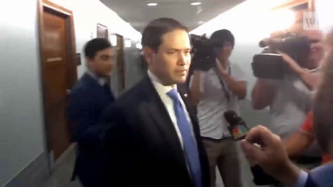 Things Get Tense After Alex Jones Ambushes Rubio: ‘I’ll Take Care of You Myself’