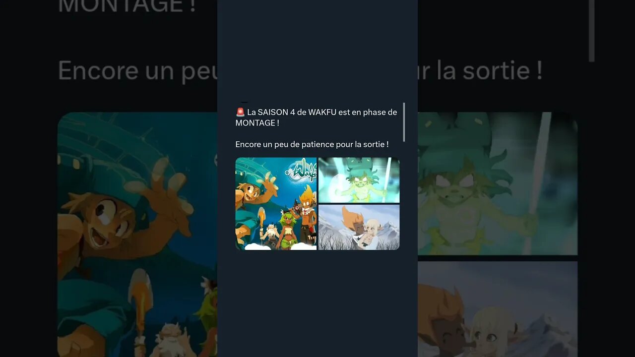 La SAISON 4 de WAKFU est en phase de MONTAGE ! Encore un peu de patience pour la sortie !