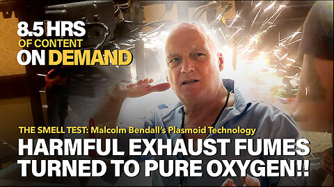 THE SMELL TEST: See The World Premiere of Malcolm Bendall's Shamir Plasmoid Technology Revealed LIVE In Working Order By The Inventor Himself / VOD!