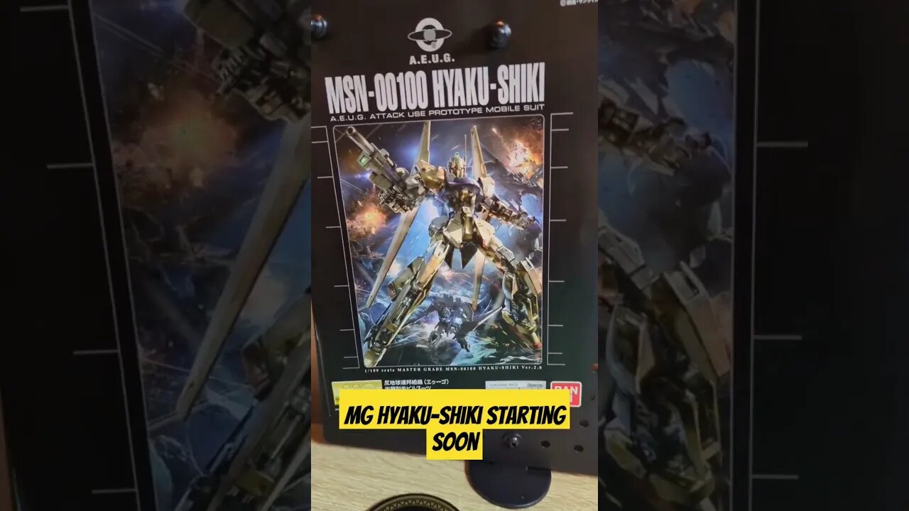 Starting on the Master Grade Hyaku-Shiki soon #gundam #gunplabuilder #gunpla