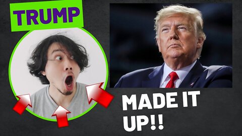 Trump was in a hurry he did it