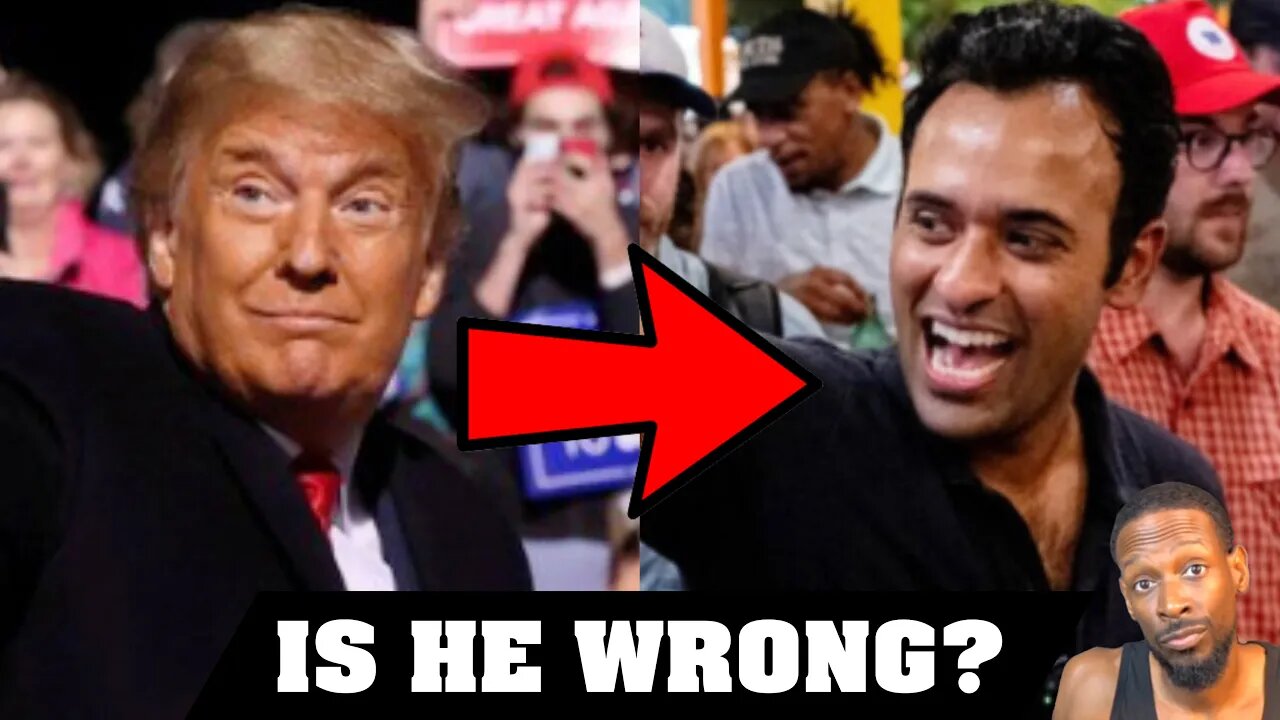 Trump supporter vs Vivek supporter gets heated! @LOUVALENTINO