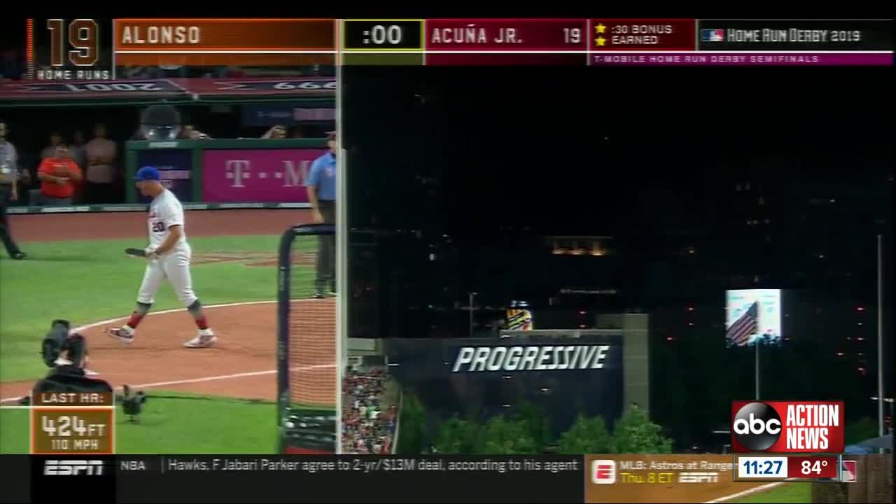 Tampa native Pete Alonso outlasts fellow rookie Vladimir Guerrero Jr. to win Home Run Derby