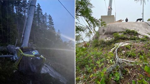 The Sea To Sky Gondola Crashed Down Last Night After Someone Cut The Cable Again