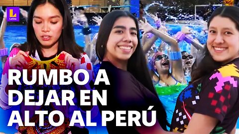 Conoce al elenco peruano de natación artística: La nadadora que confecciona trajes para competir