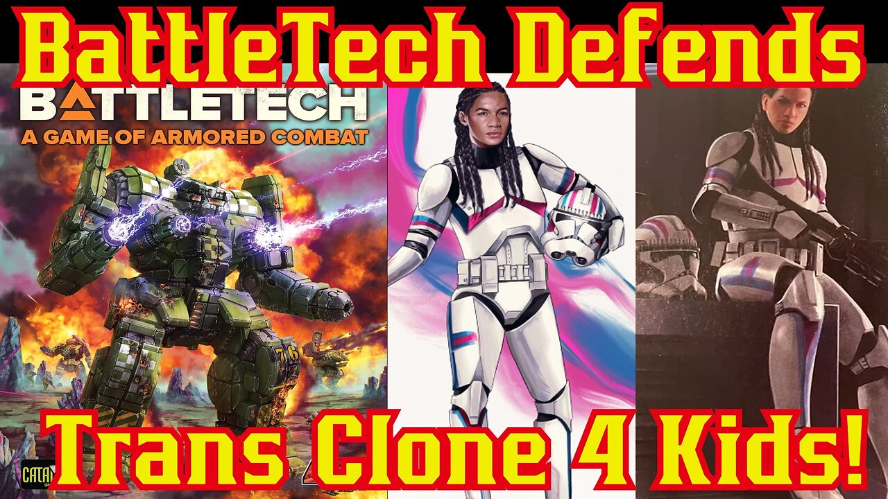 Star Wars Trans Clone Trooper Gets White Knighted By BattleTech Author Bryan Young