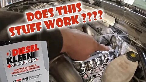 The DREADED P0204 Injector NUMBER 4 !! Does DIESEL KLEEN Actually Work ???