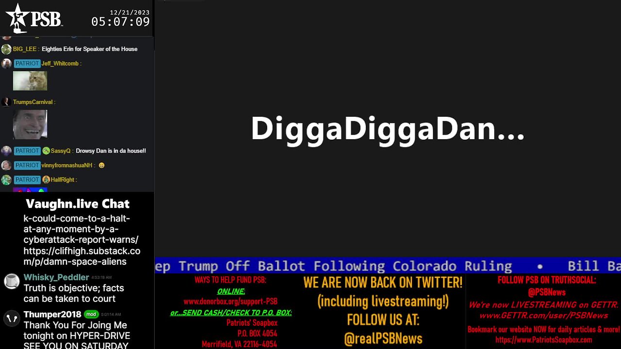 2023-12-21 05:00 EST - The DiggaDiggaDan Show