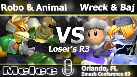 Robocop & AnimalControl vs. Wreck & Baj - Melee Doubles Loser's R3 - SC:69
