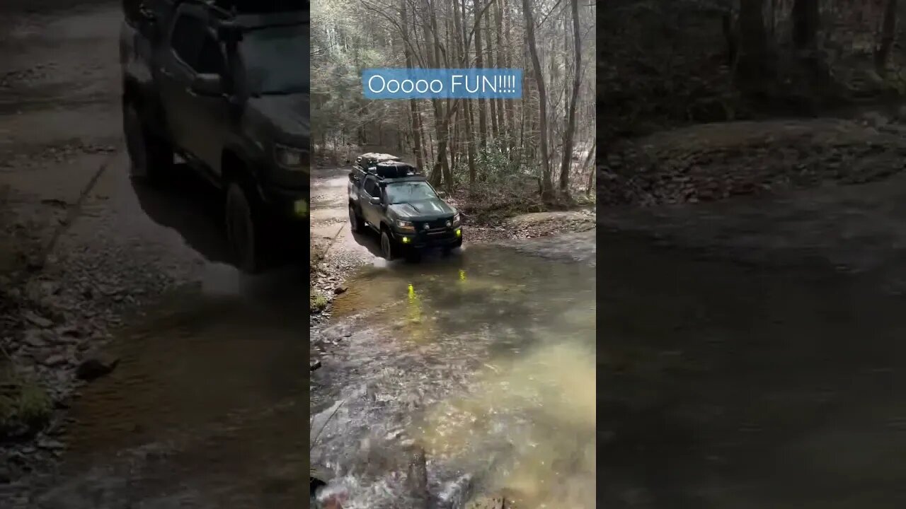 4x4 Taking a Dip in a Creek in Tennessee!! #shorts