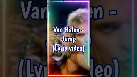 Van Halen - Jump (Lyrics) #shorts