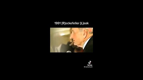 🚨⚠️1991 Rockefeller Leaked Audio⚠️🚨