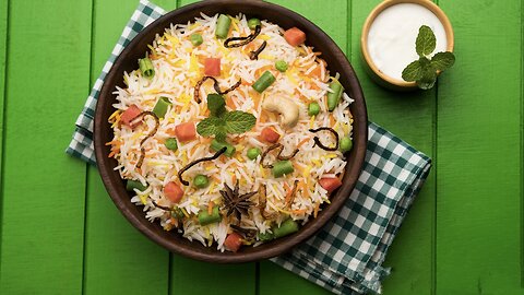 VEG BIRYANI COOKING RECIPE SHORT VIDEO