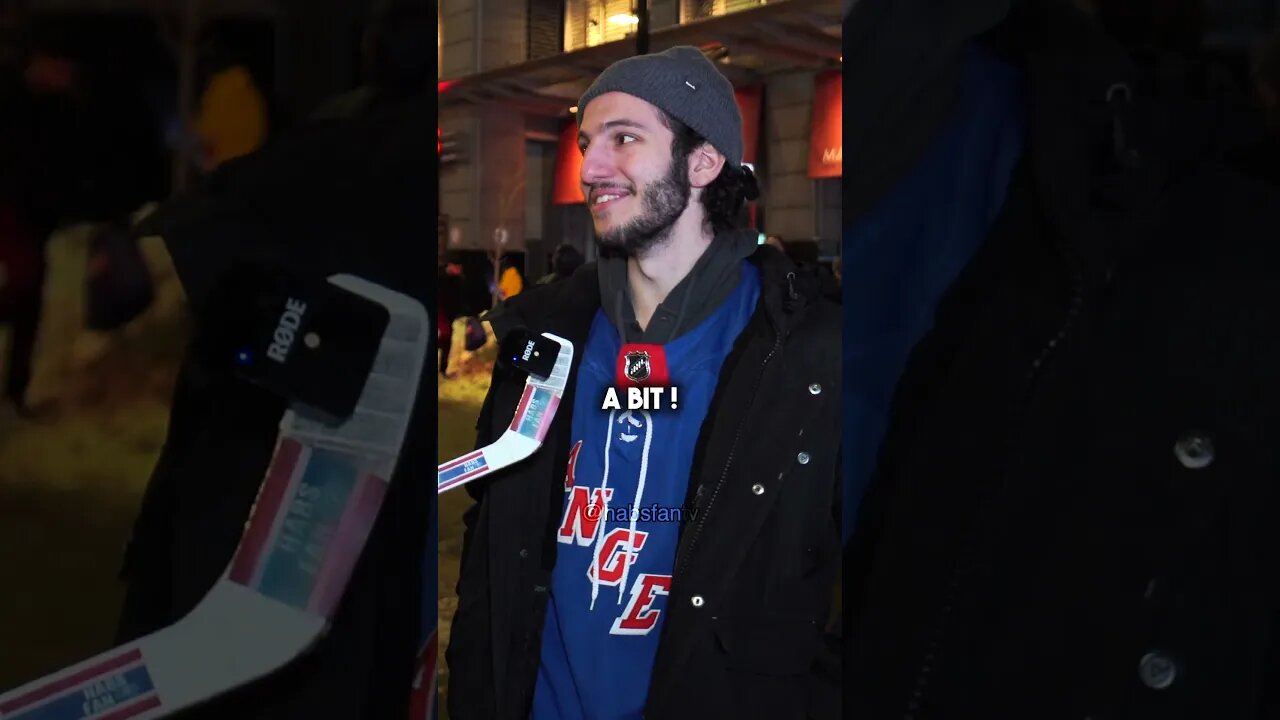 Rangers fan: "I feel like the Devils fans just resurfaced" 🤣