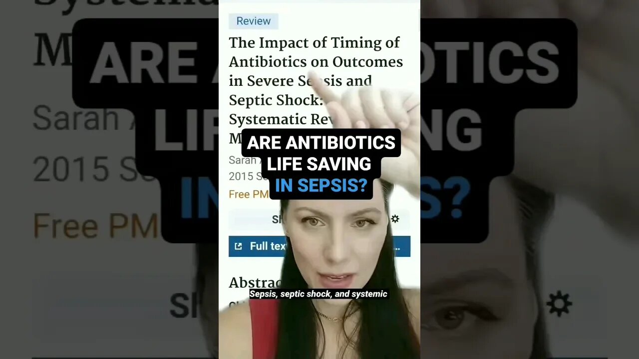 ARE ANTIBIOTICS LIFE SAVING IN SEPSIS??