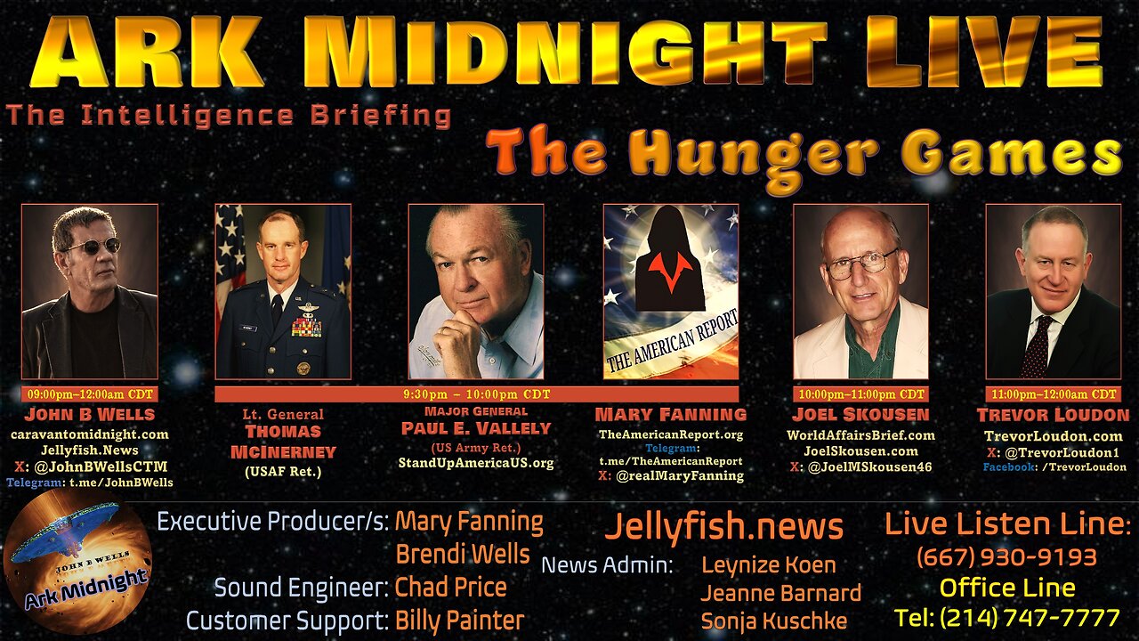 The Intelligence Briefing / The Hunger Games - John B Wells LIVE