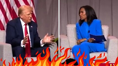 Trump Interview Gets HEATED With Black Journalists