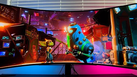 Ratchet and Clank Rift Apart is so IMPRESSIVE on an OLED UltraWide Monitor