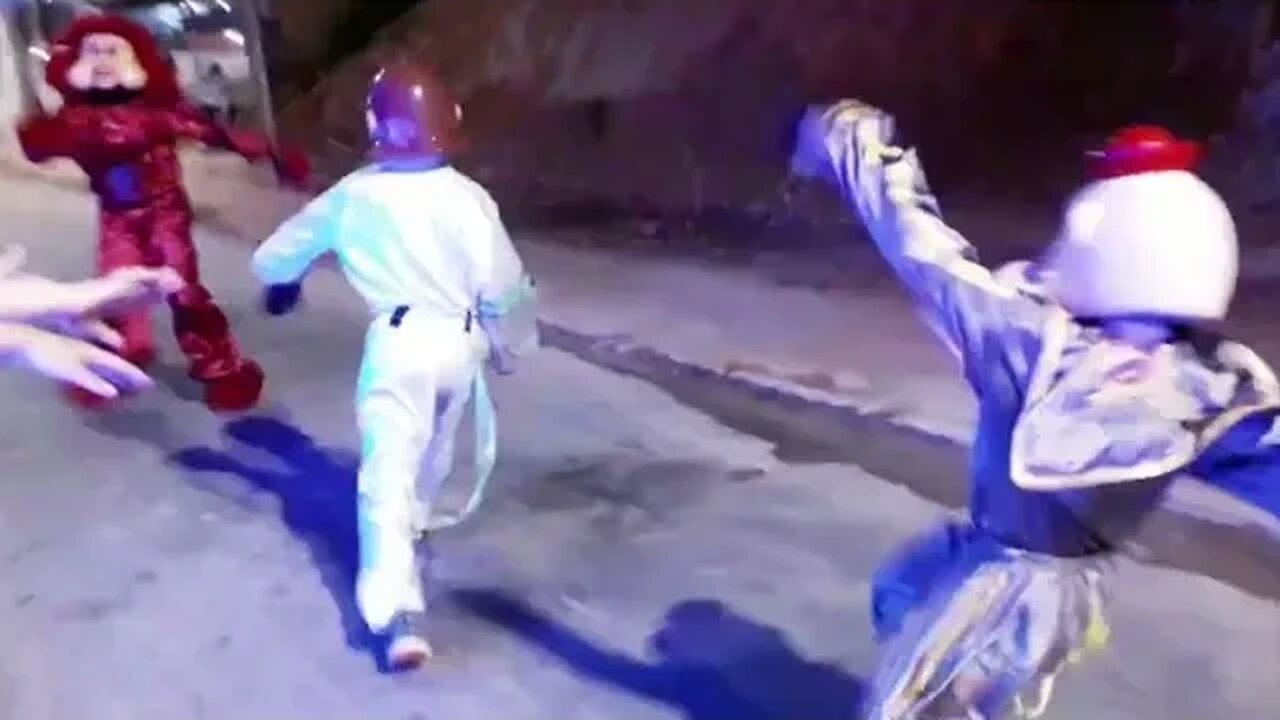 SUPER PULO NINJA, DO FOFÃO, BEN10, POPEYE E OLÍVIA DANÇANDO NA CARRETA DA ALEGRIA TREM BALADA 15