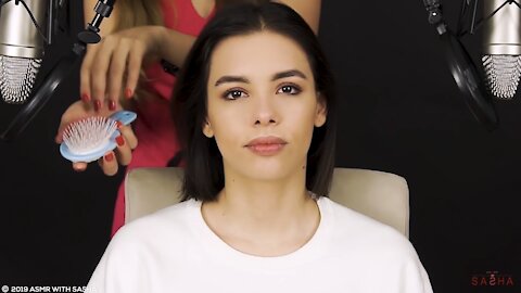 ASMR | Face, neck and back massage | Asmr with Sasha