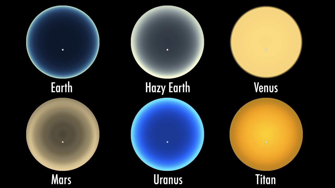 Sunset on other worlds - Simulation