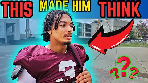 MOST 'Christians' STRUGGLE To ANSWER THIS QUESTION! A Conversation With A College Football Player