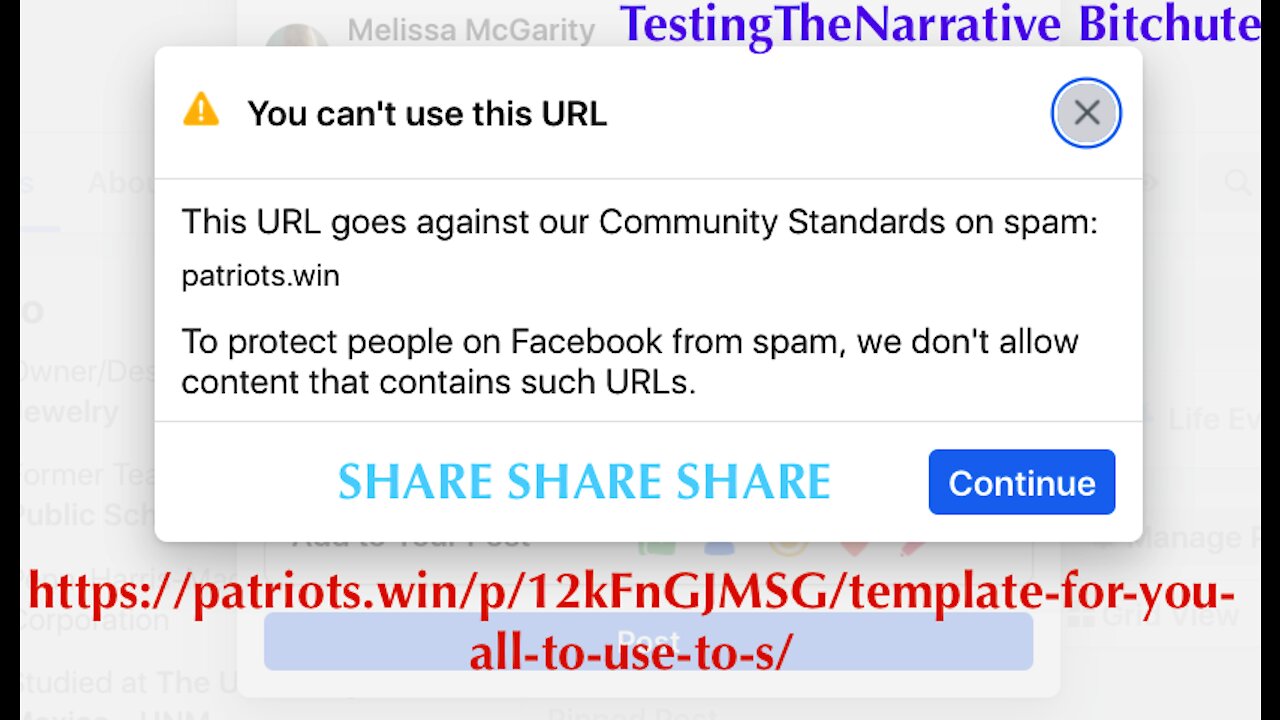 FACEBOOK WOULDN'T LET ME SHARE THIS LINK ON BEING IN MOTION CONCERNING FAUCI CRIMES WHAT THEY DID
