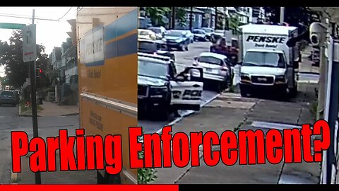 Parking Enforcement on North Main Street in Wilkes-Barre, PA